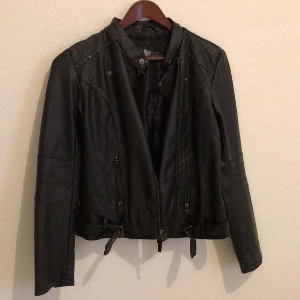 Leather jacket